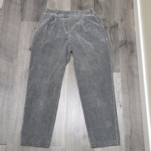 OAK + FORT Gray Corduroy Pants